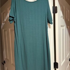 Old Navy Teal Midi Dress